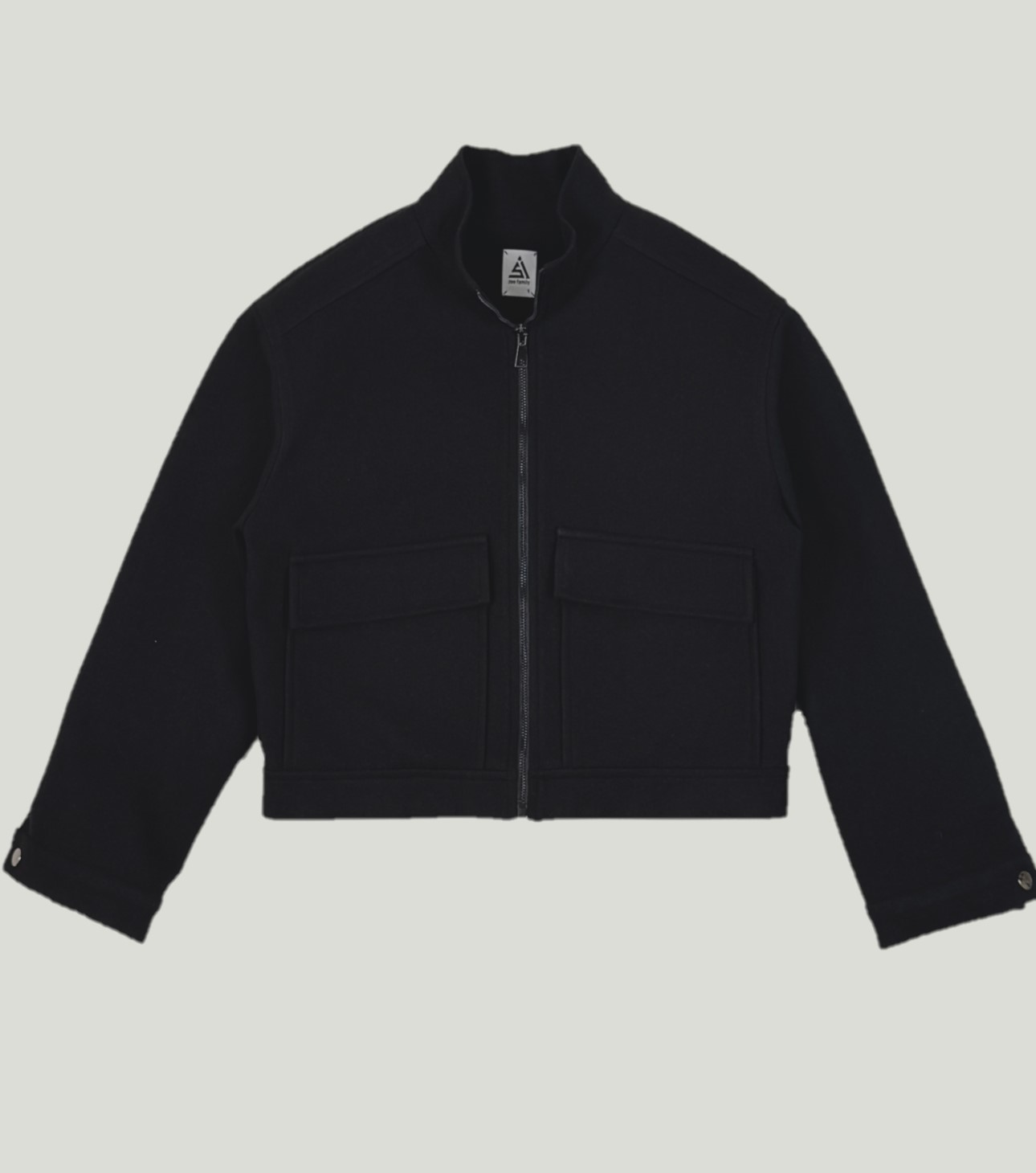 womens jacket black 1 جکت فوتر زنانه مشکی - تصویر 1